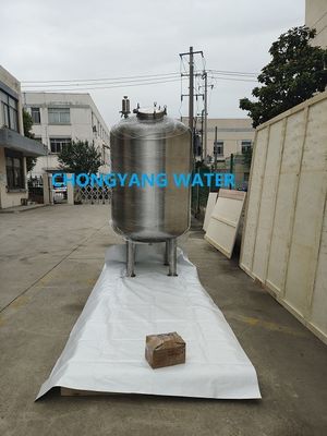 स्टेनलेस स्टील गर्म पानी भंडारण टैंक SS304 316L गर्म पानी भंडारण सिलेंडर