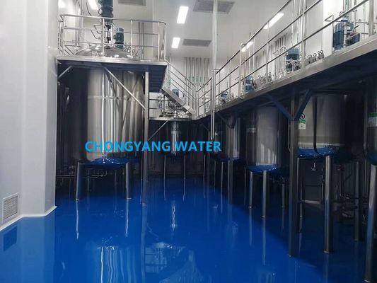 खाद्य उद्योग में पूर्ण स्वचालित सीआईपी प्रणाली सिप सेंसर के साथ स्किड
