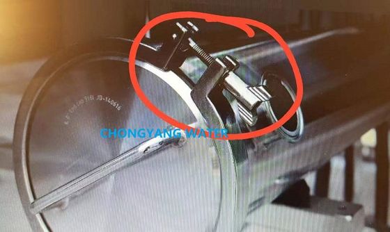 4&quot; एंड क्लैंप स्टेनलेस स्टील आरओ मेम्ब्रेन हाउसिंग मेम्ब्रेन स्टेनलेस स्टील प्रेशर वेसल