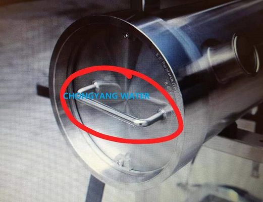 4&quot; एंड क्लैंप स्टेनलेस स्टील आरओ मेम्ब्रेन हाउसिंग मेम्ब्रेन स्टेनलेस स्टील प्रेशर वेसल