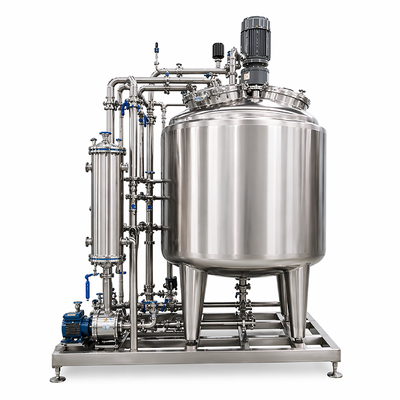 Mixing Solution Preparation System 800L with SS316L Tank (Variable Speed Agitator, Sanitary Design)